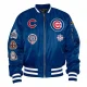 Chicago cubs ma 1 bomber varsity jacket blue