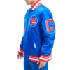Chicago cubs old english satin varsity jacket blue 1