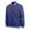 Chicago cubs pack pro camden full zip track varsity jacket blue