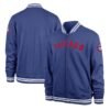 Chicago cubs pack pro camden full zip track varsity jacket blue 2