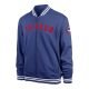 Chicago cubs pack pro camden full zip track varsity jacket blue