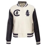 Chicago Cubs Retro Classic Women's Wool/Leather Jacket