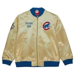 Chicago Cubs Team OG 2.0 Satin Full-Zip Gold Jacket