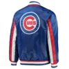 Chicago cubs the ace satin varsity jacket blue 1
