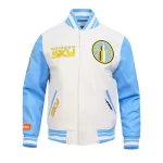 Chicago Sky Retro Classics Wool/Leather Varsity Jacket