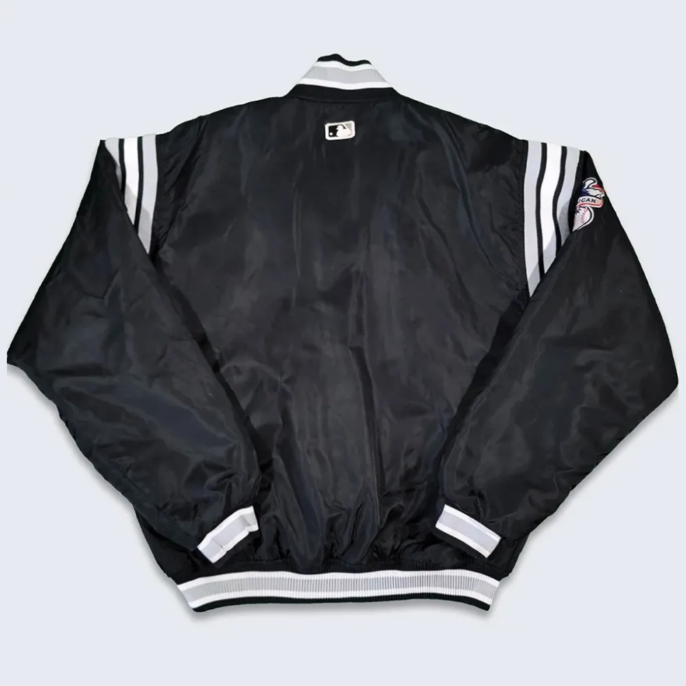Chicago white sox 90s black bomber jacket