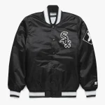 Chicago White Sox Vintage Black Satin Jacket