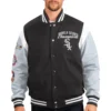 Chicago white sox franchise black gray wool varsity jacket 1