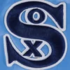 Chicago white sox retro classic full snap satin varsity jacket blue 1