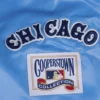 Chicago white sox retro classic full snap satin varsity jacket blue