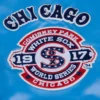 Chicago white sox retro classic full snap satin varsity jacket blue 2
