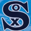 Chicago white sox retro classic full snap satin varsity jacket blue 3