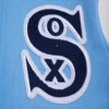 Chicago white sox retro classic wool leather varsity jacket blue white 2