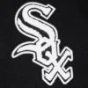 Chicago white sox script tail wool leather varsity jacket 3