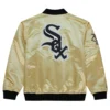Chicago white sox team og 20 full zip satin varsity jacket gold 2