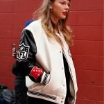 Kansas City Chiefs Taylor Swift Wool/Leather Jacket