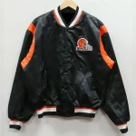 Cincinnati Bengals 1980's Black Satin Jacket