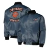 Cincinnati bengals charcoal satin jacket