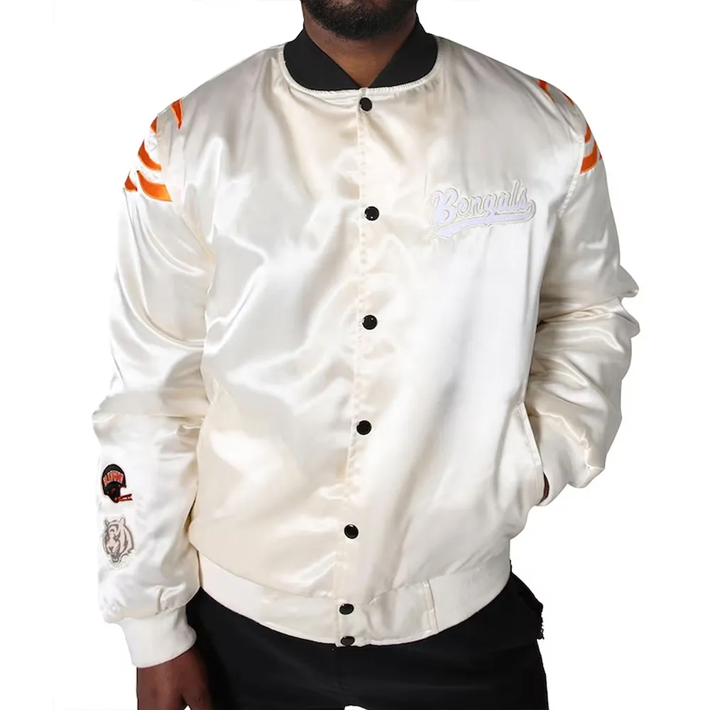 Cincinnati bengals full snap jacket