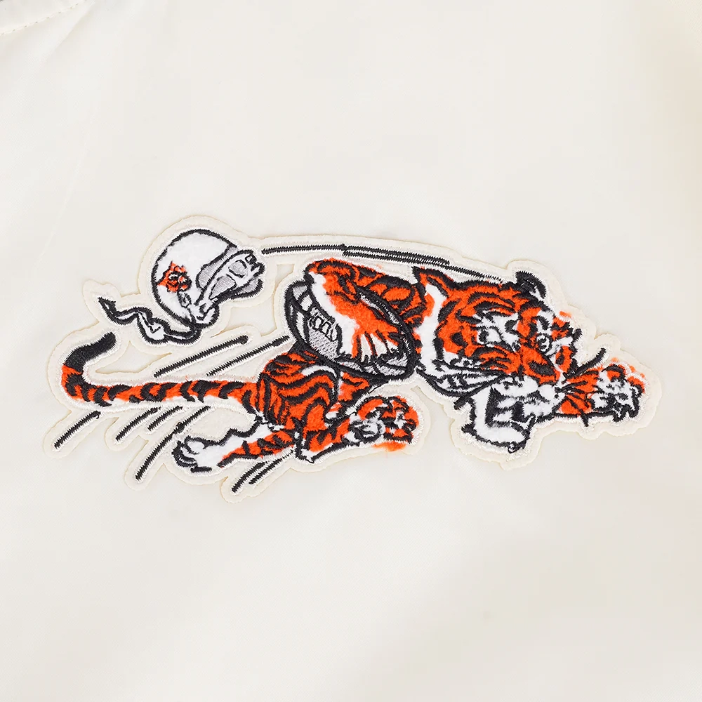 Cincinnati bengals retro classic full snap satin patch logo