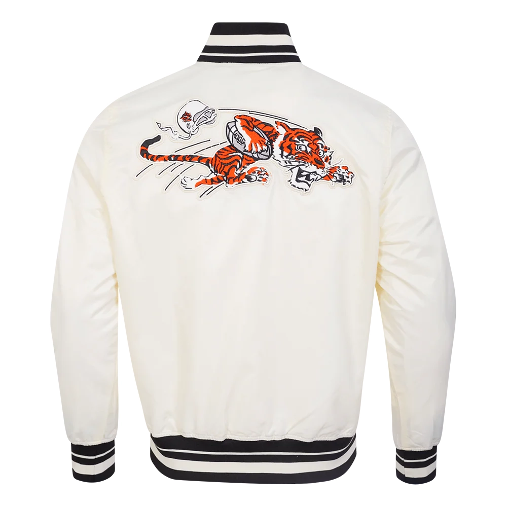 Cincinnati bengals retro classic satin jacket
