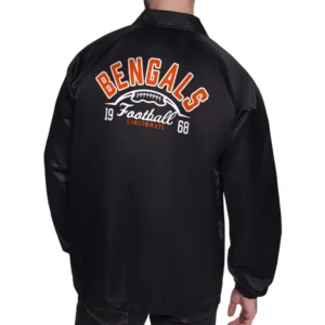 Cincinnati bengals retro coaches black jacket