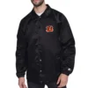 Cincinnati bengals retro coaches jacket