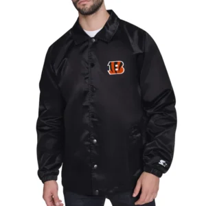 Cincinnati bengals retro coaches jacket