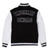 Cincinnati bengals third down full snap varsity jacket black white 1 1