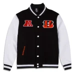 Cincinnati Bengals Third Down Wool/Leather Jacket