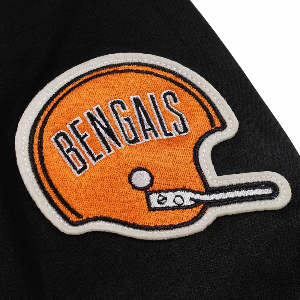 Cincinnati bengals windbreaker sleeve logo