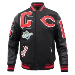 Cincinnati Reds Mashup Wool/Leather Jacket