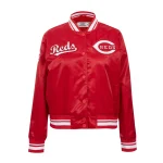Cincinnati Reds Retro Classic Women's Red Satin Jacket
