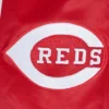 Cincinnati reds retro classic full snap satin varsity jacket red 8