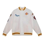 Los Angeles Lakers City Collection White Satin Jacket