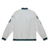 City collection milwaukee bucks white bomber jacket