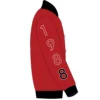 Clark atlanta panthers ribbed knitted satin jacket