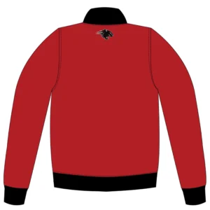 Clark atlanta panthers ribbed knitted satin varsity jacket