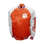 Clemson Tigers The Game Orange/Silver Satin Jacket