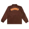 Cleveland browns brown satin windbreaker
