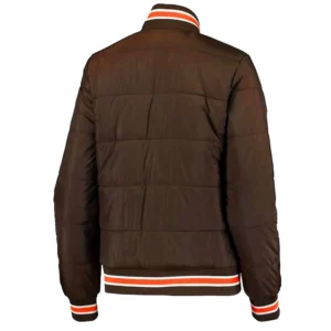 Cleveland browns goal brown field bomber jacket