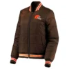 Cleveland browns goal brown field jacket