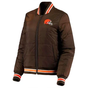 Cleveland browns goal brown field jacket