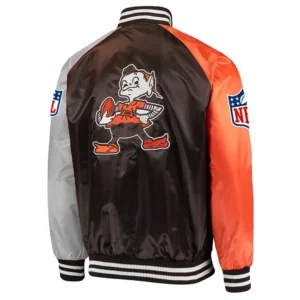 Cleveland browns lead off varsity jacket