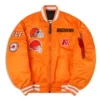 Cleveland browns ma 1 bomber jacket