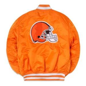 Cleveland browns ma 1 orange jacket
