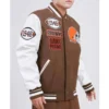 Cleveland browns mash up jacket