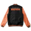 Cleveland browns varsity black jacket