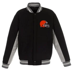Cleveland browns wool jacket