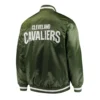 Cleveland cavaliers full snap green jacket